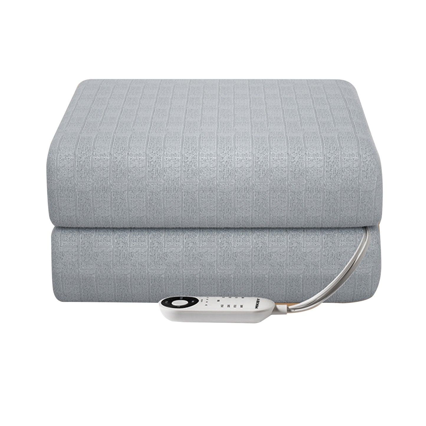 MIKIBY B-89 Electric Carpet Heated Blanket Twin Size with 5 Heating Settings 10 Hours Auto-Off, Fast-Heating