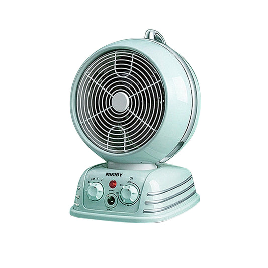 MIKIBY K16 Small Quiet Turbo Force Desk Fan with Base-Mounted Controls