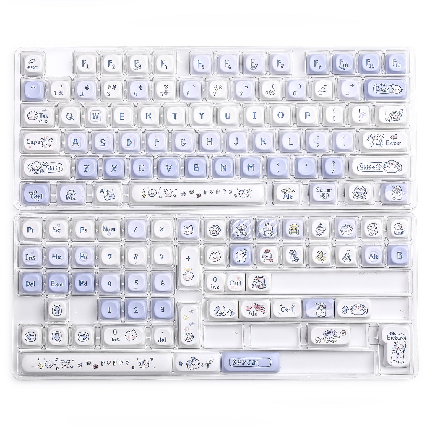 MIKIBY Puppy Love MOA Profile Keycap Set