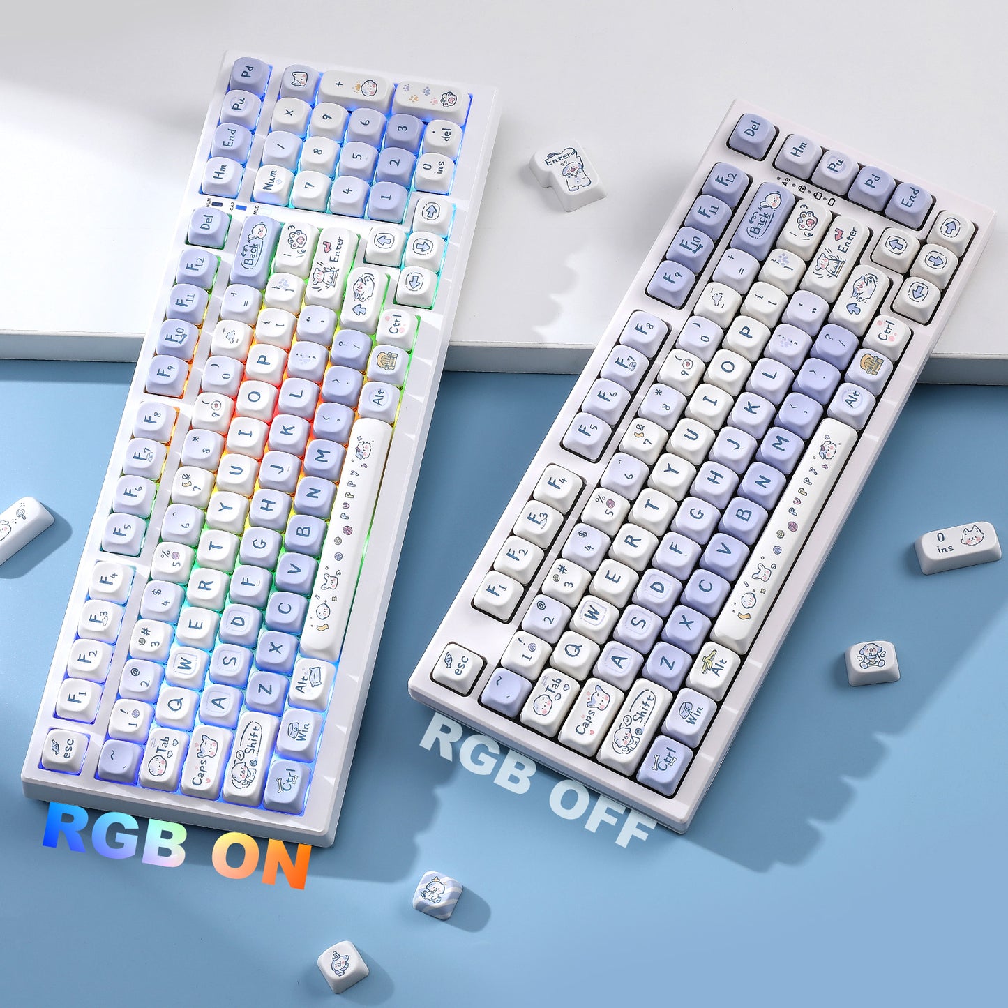 MIKIBY Puppy Love MOA Profile Keycap Set